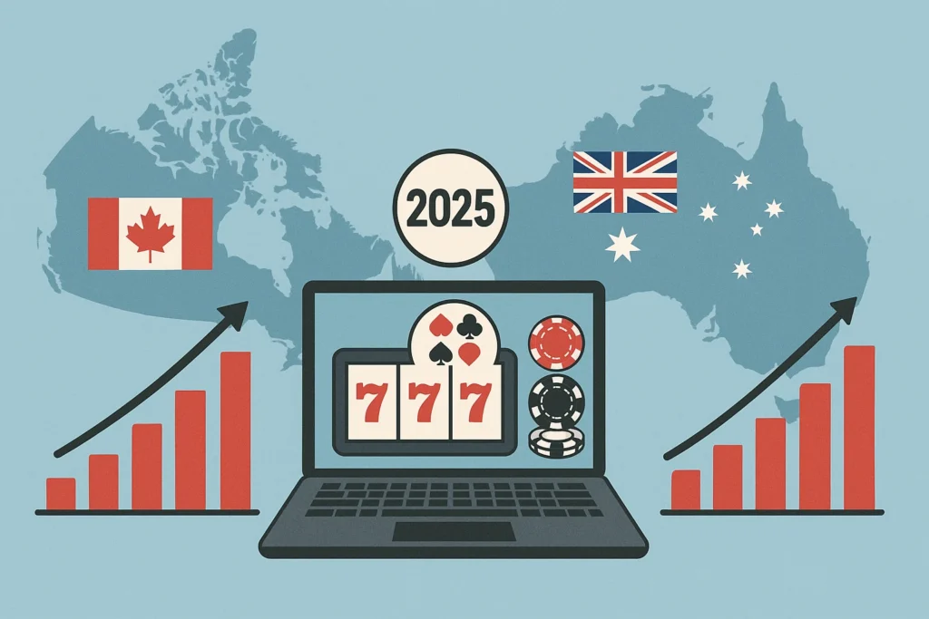 Comparing Canada and Australia’s Online Gambling Trends