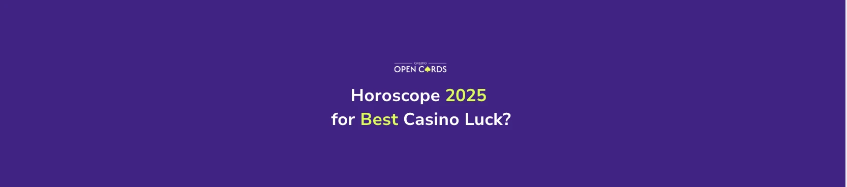 Horoscope 2025: Which Zodiac Signs Will Have the Best Casino Luck This Year?